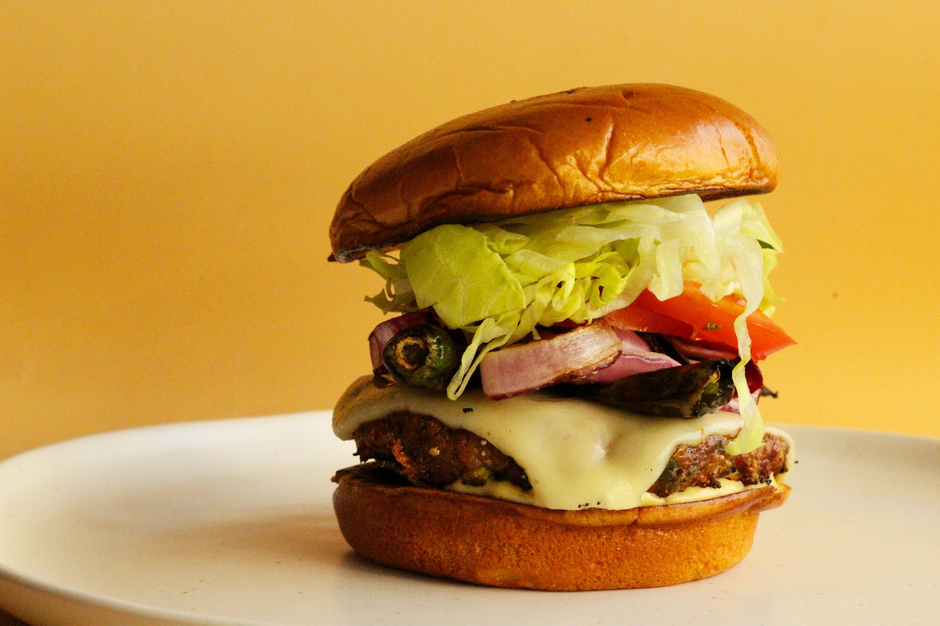 "Chicken Kebab" Burger