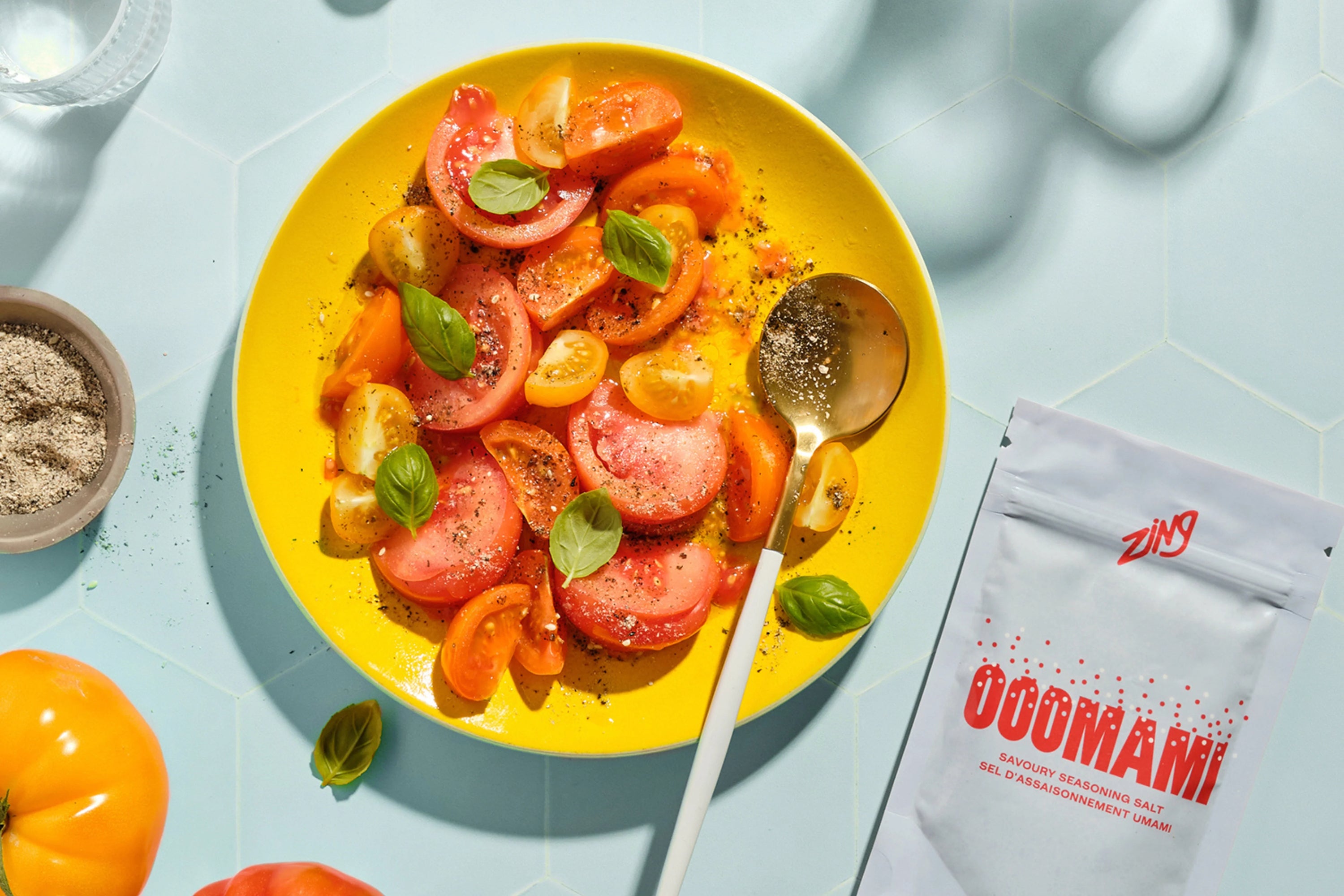 Savoury Heirloom Tomato Salad