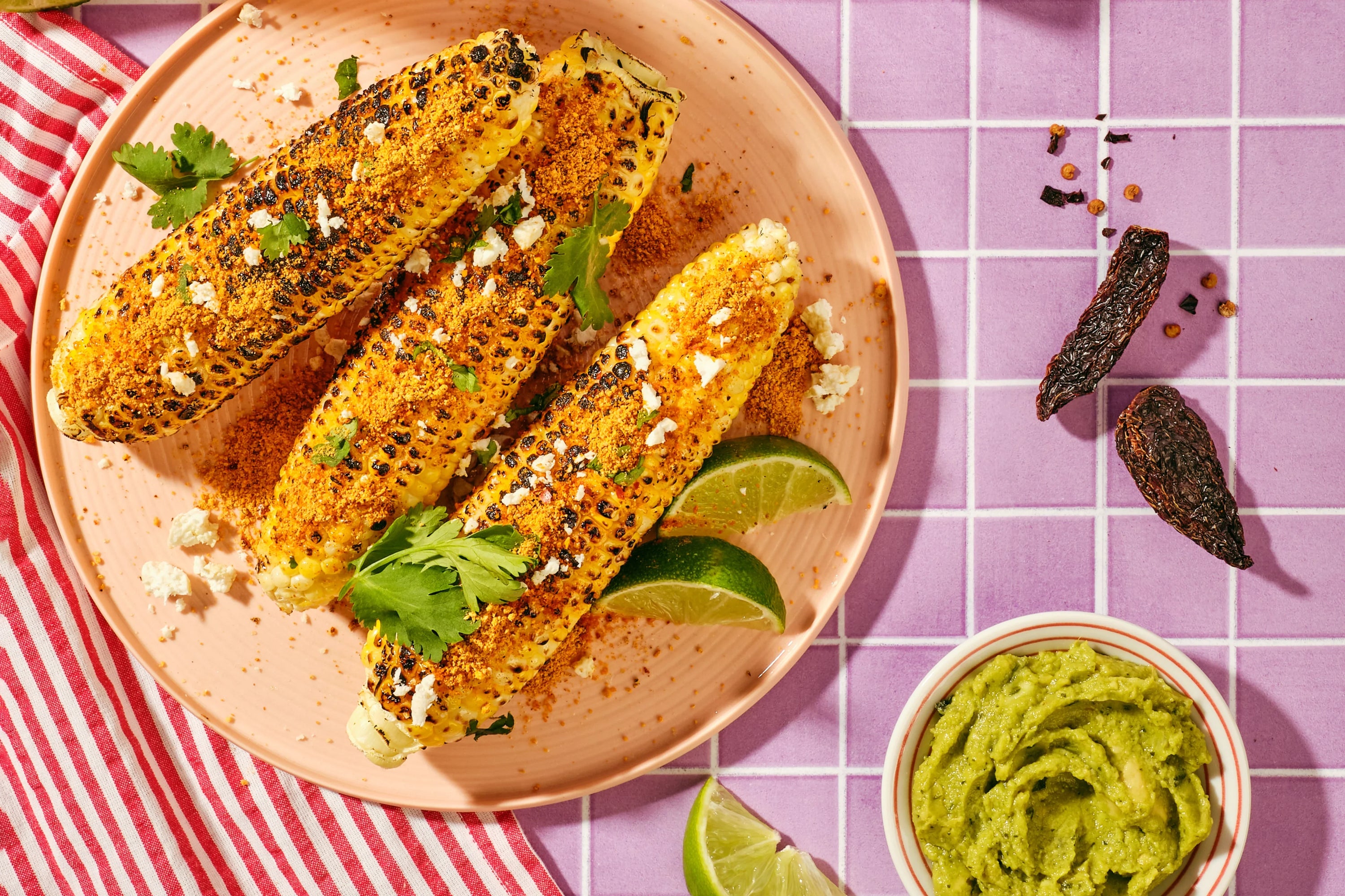 Spicy and Smokey Elote (Corn)