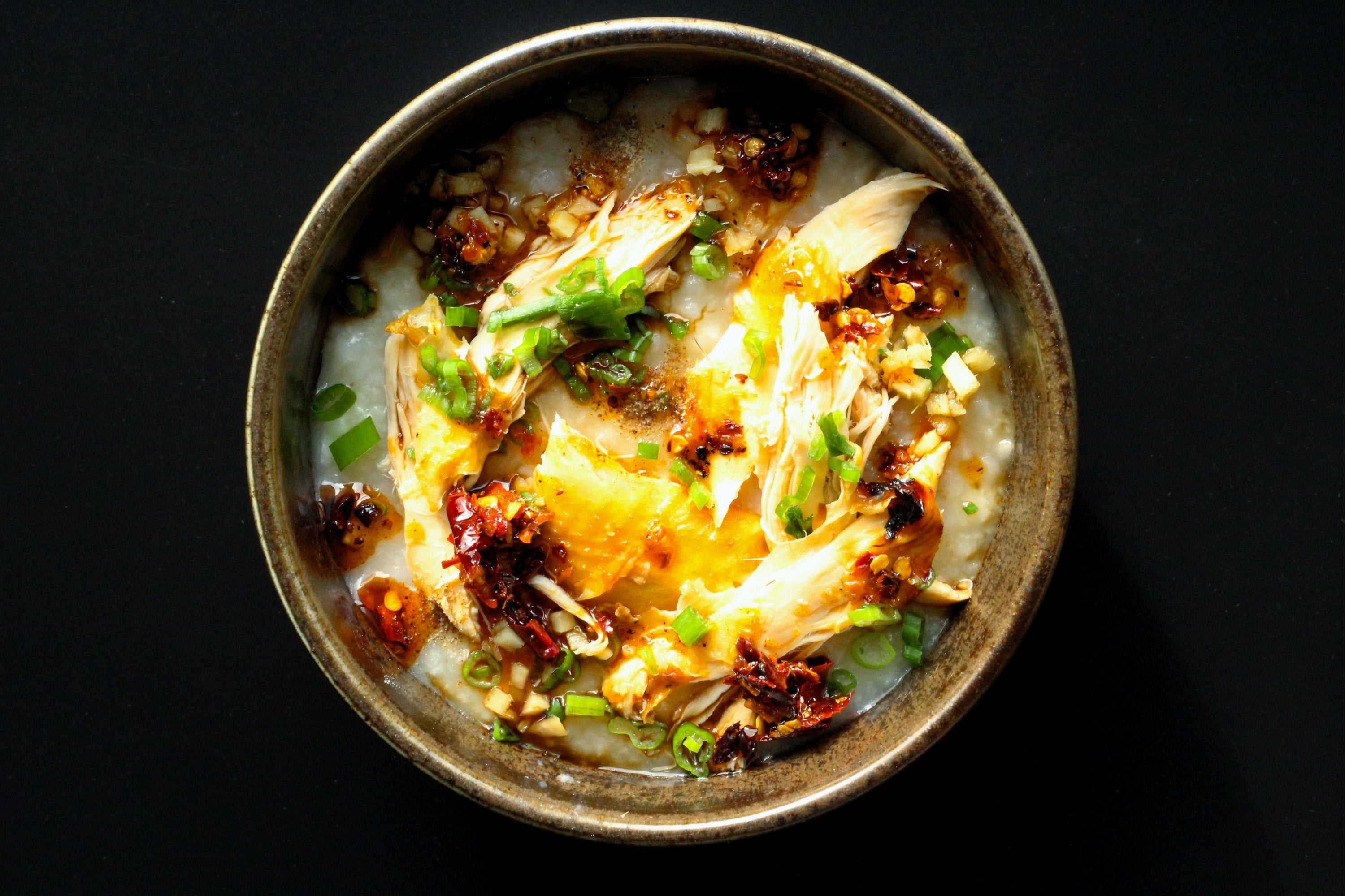 Hakka-ish Chicken Congee