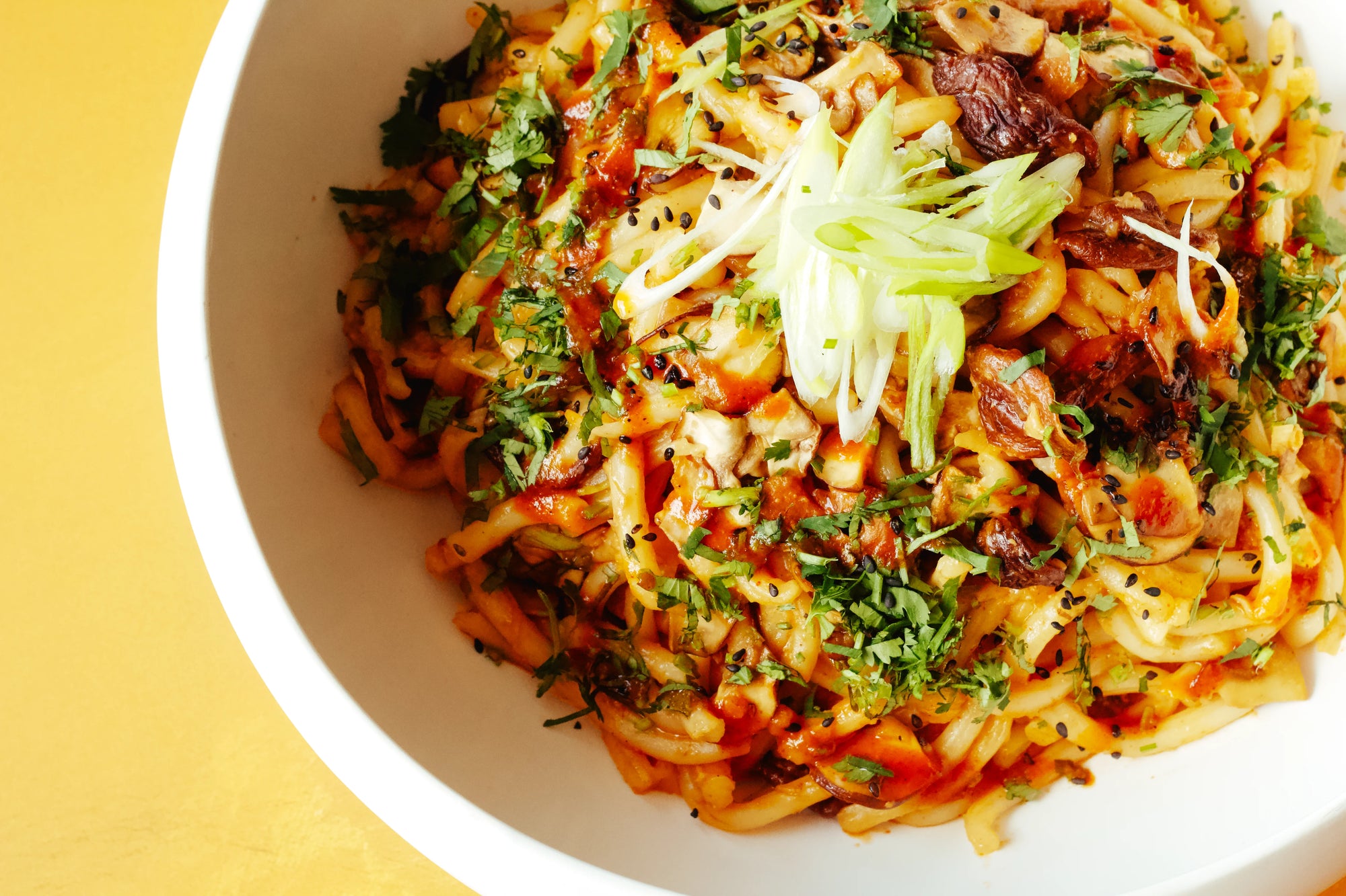Mushroom Yaki Udon