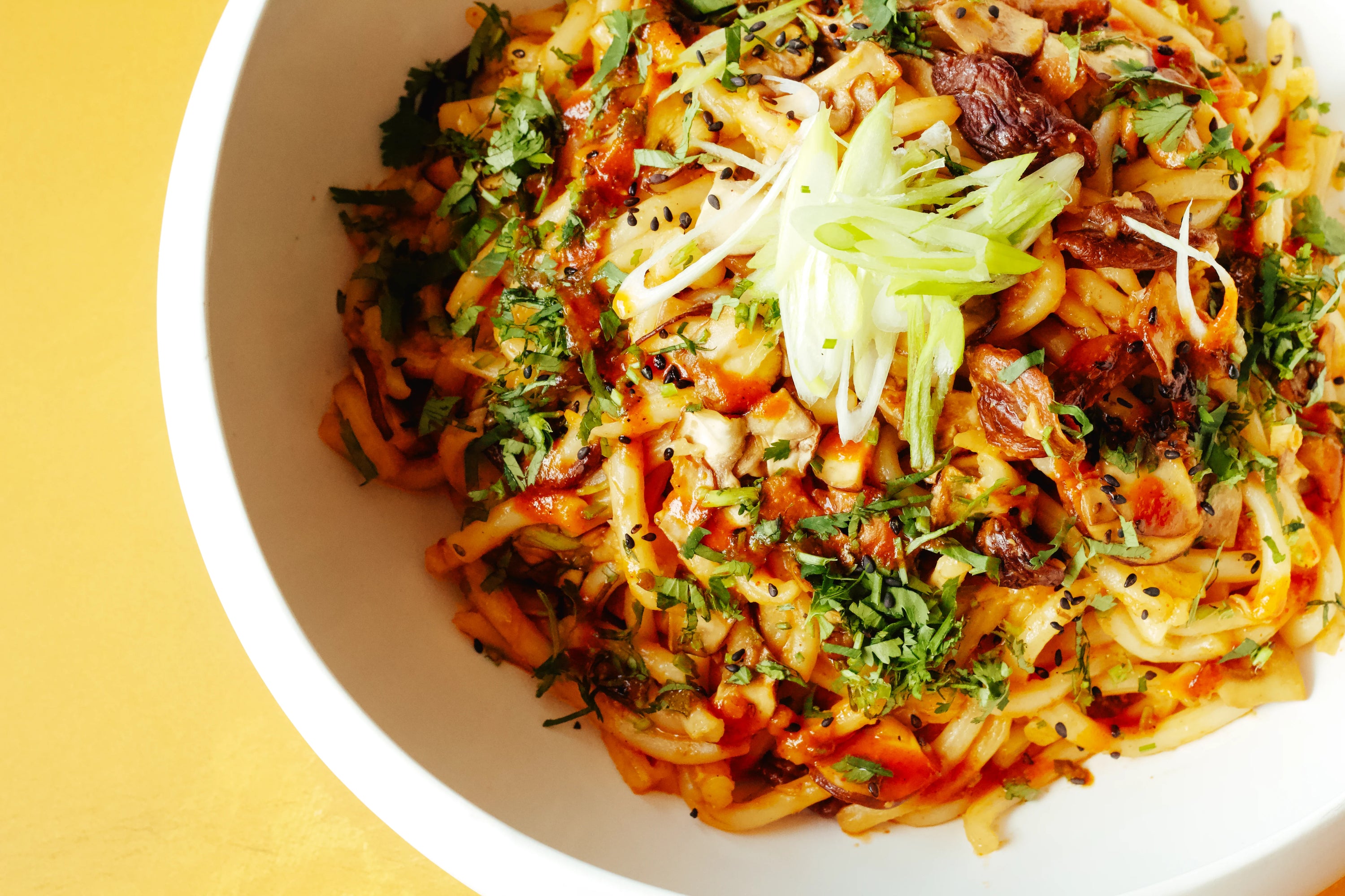 Mushroom Yaki Udon