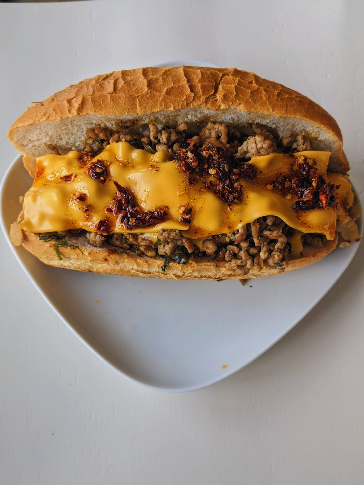 A really good sandwich.