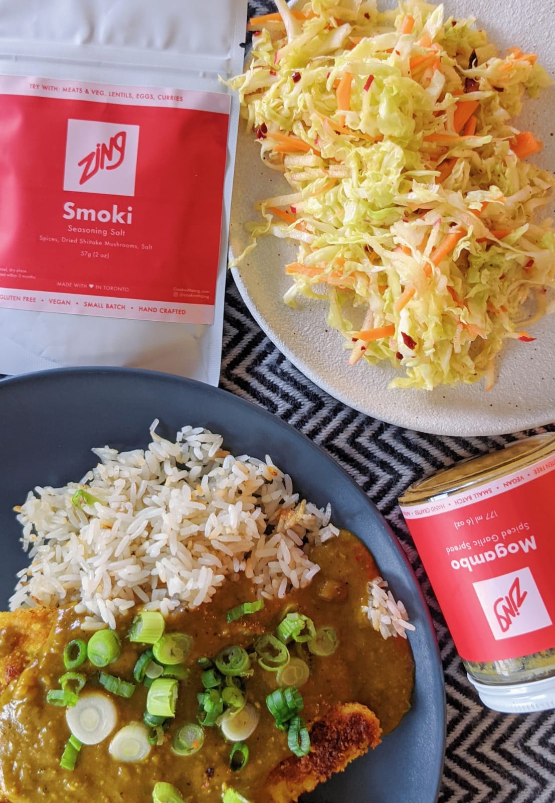 Mystery Box: Tribute to Chicken Katsu Curry + Apple Slaw
