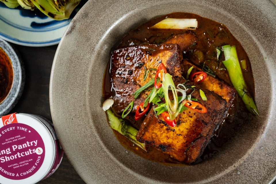 Chili Tofu (inspired by Three Cup Tofu)