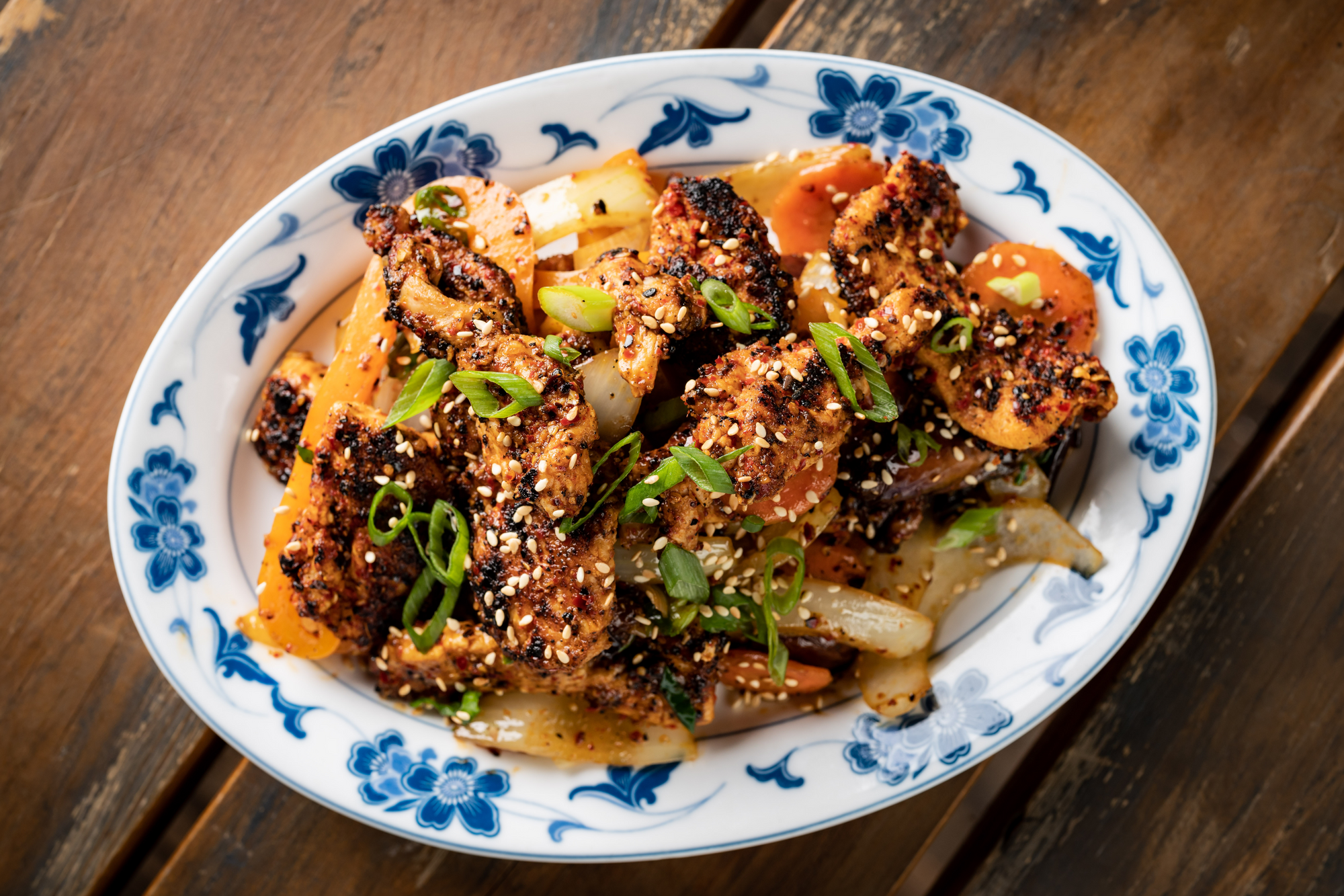 Blackened Chili Chicken Stir-fry