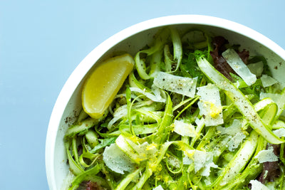 Shaved Asparagus Salad with Parmesan and Vermicelli