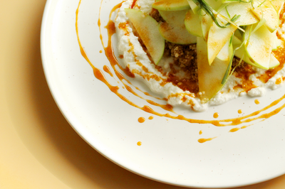 Ricotta, Apple and Hot Honey Quinoa Salad