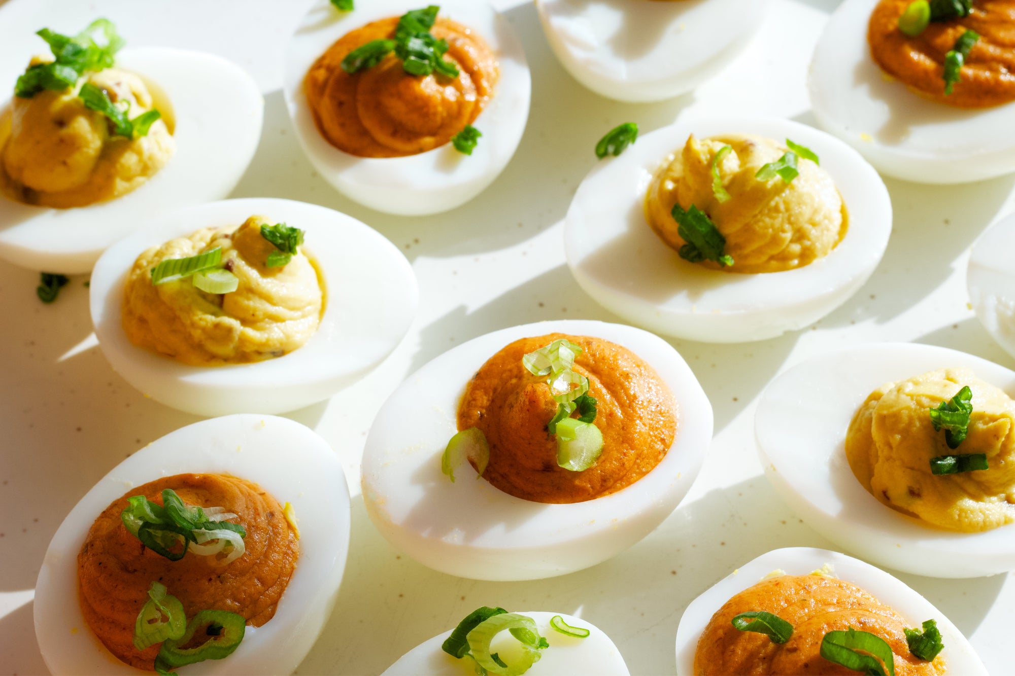 Vegetarian Devilled Eggs