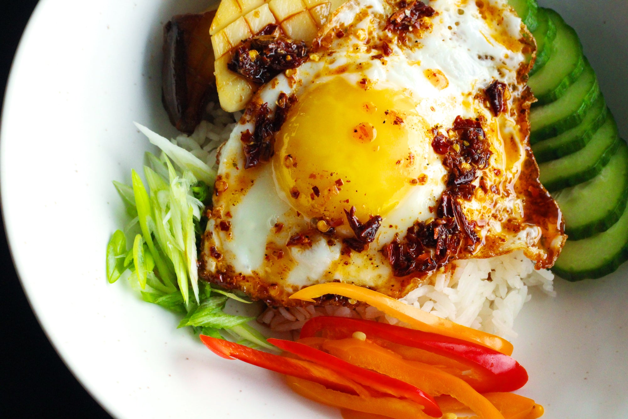 Chili Crisp Egg Rice