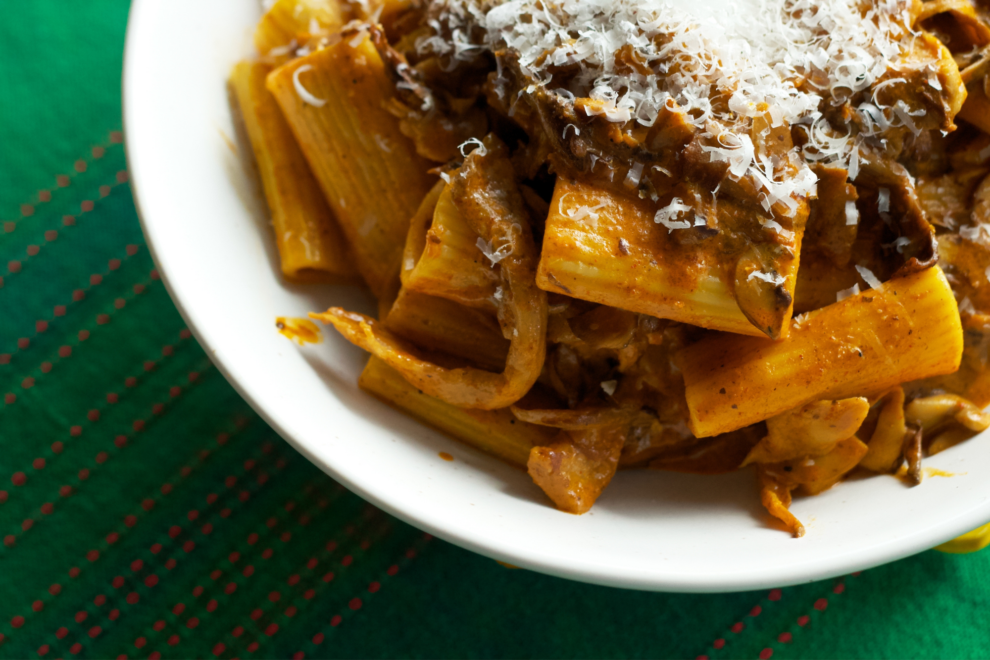 Chili Miso Mushroom Pasta