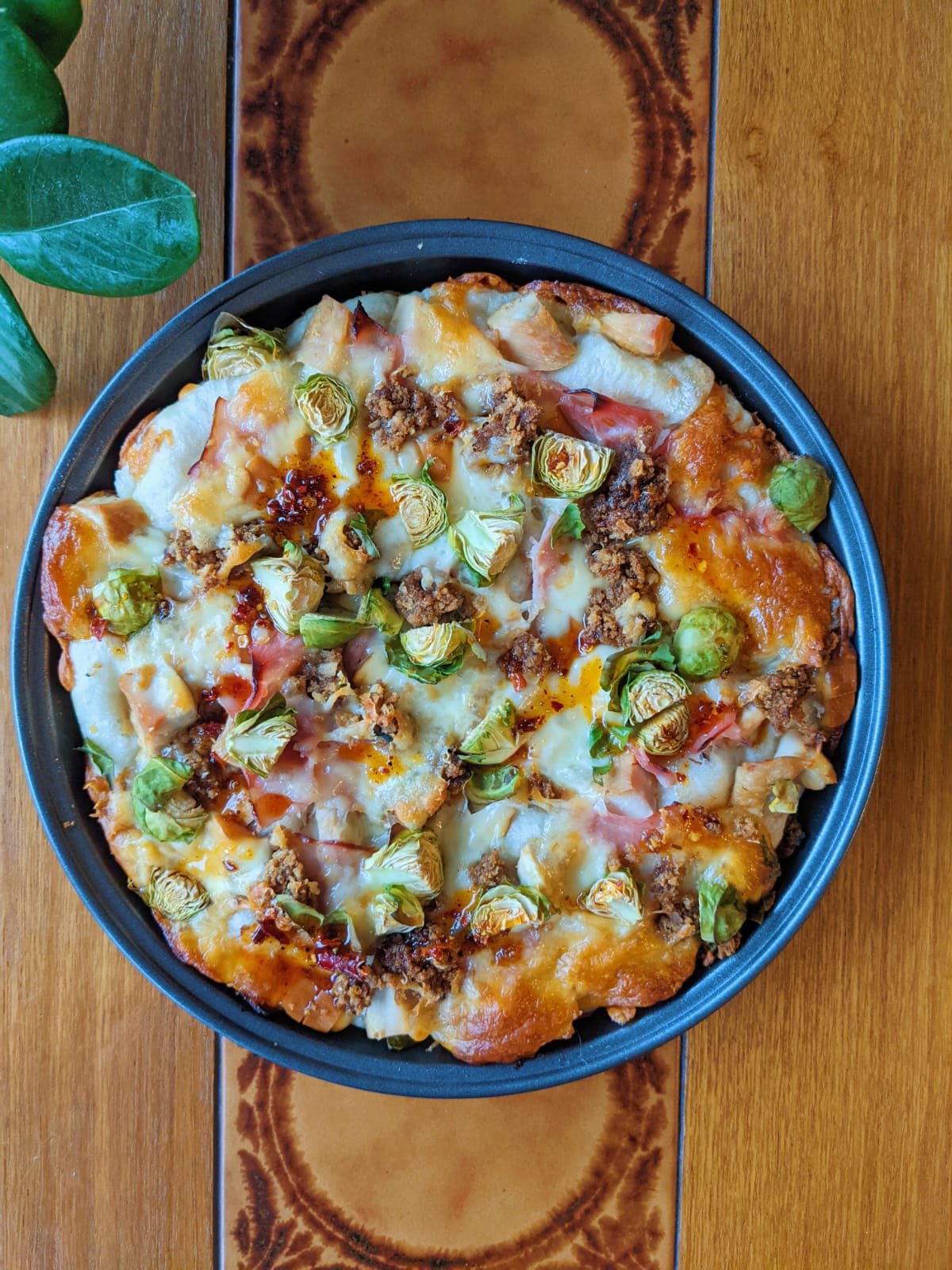 Leftover Christmas Dinner Pizza