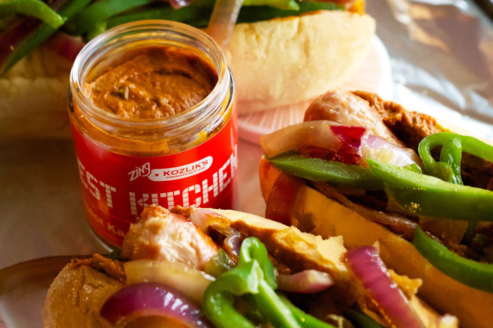 Hot Dog with Curry Mustard