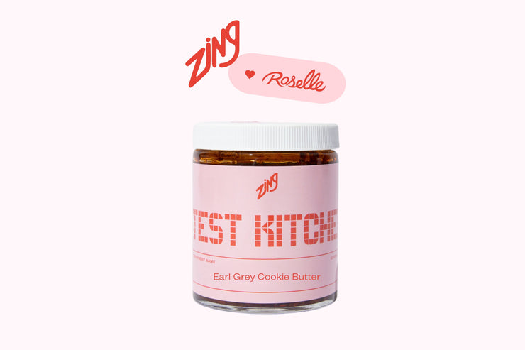 Roselle Earl Grey Cookie Butter (Test Kitchen)