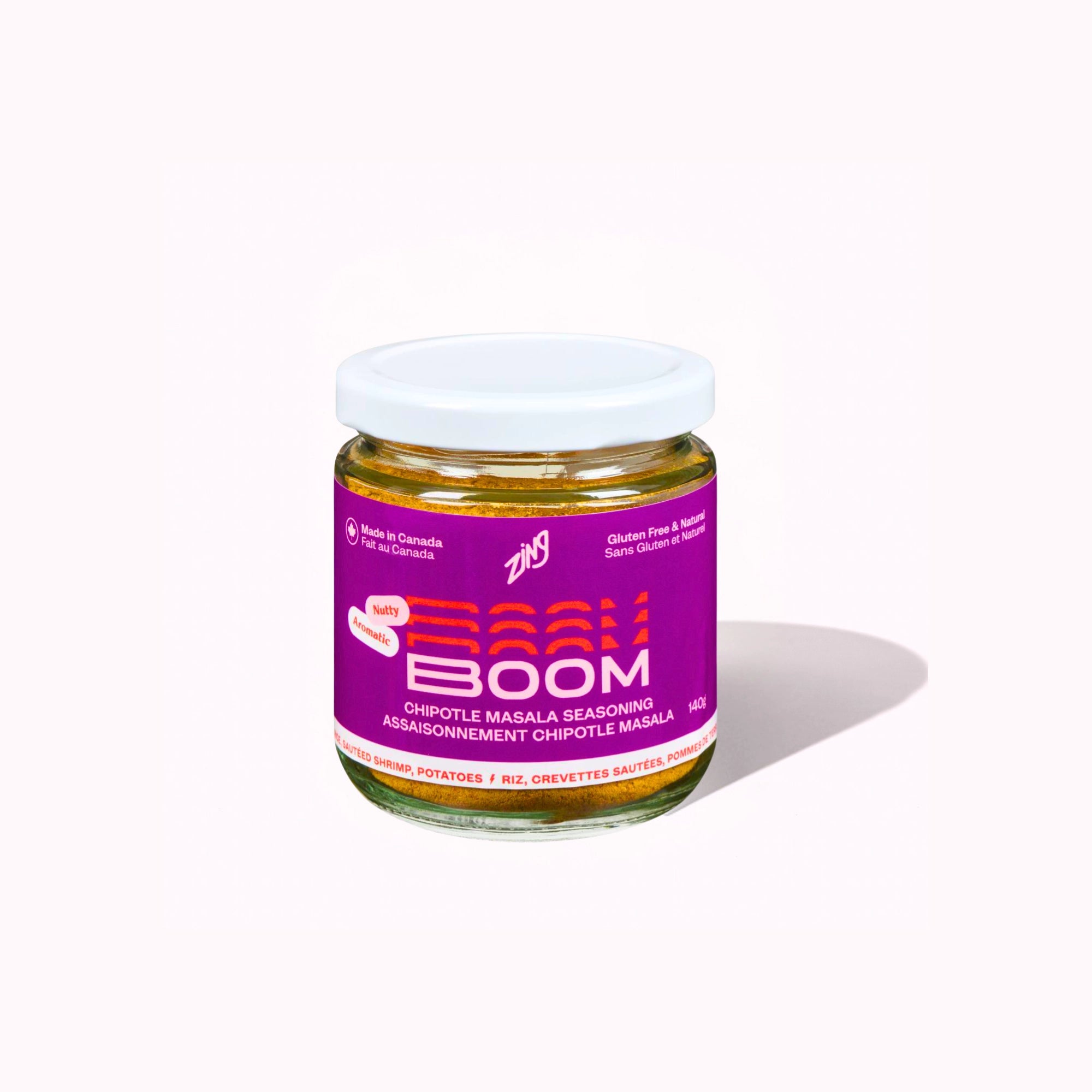 Zing Boom Chipotle Masala Seasoning 140 g jar